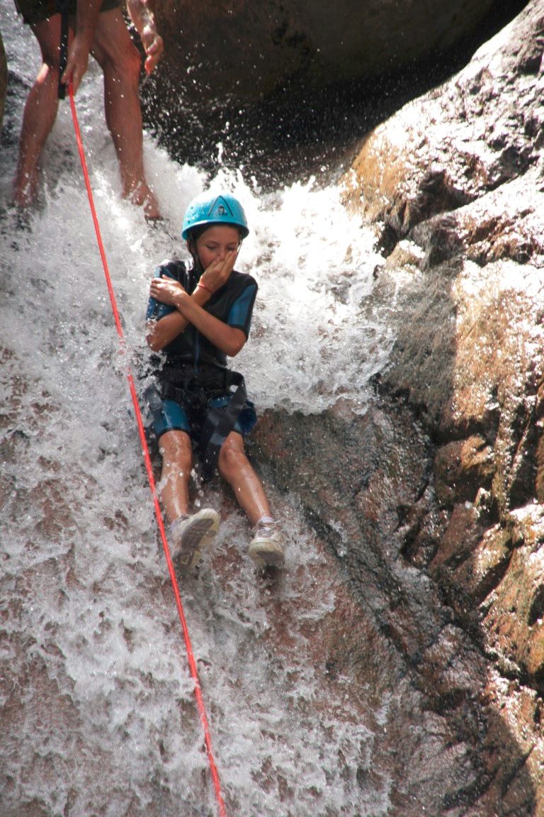 Canyoning en corse avec les enfants