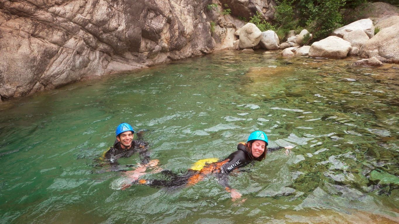 Canyon en corse avec Didier Micheli